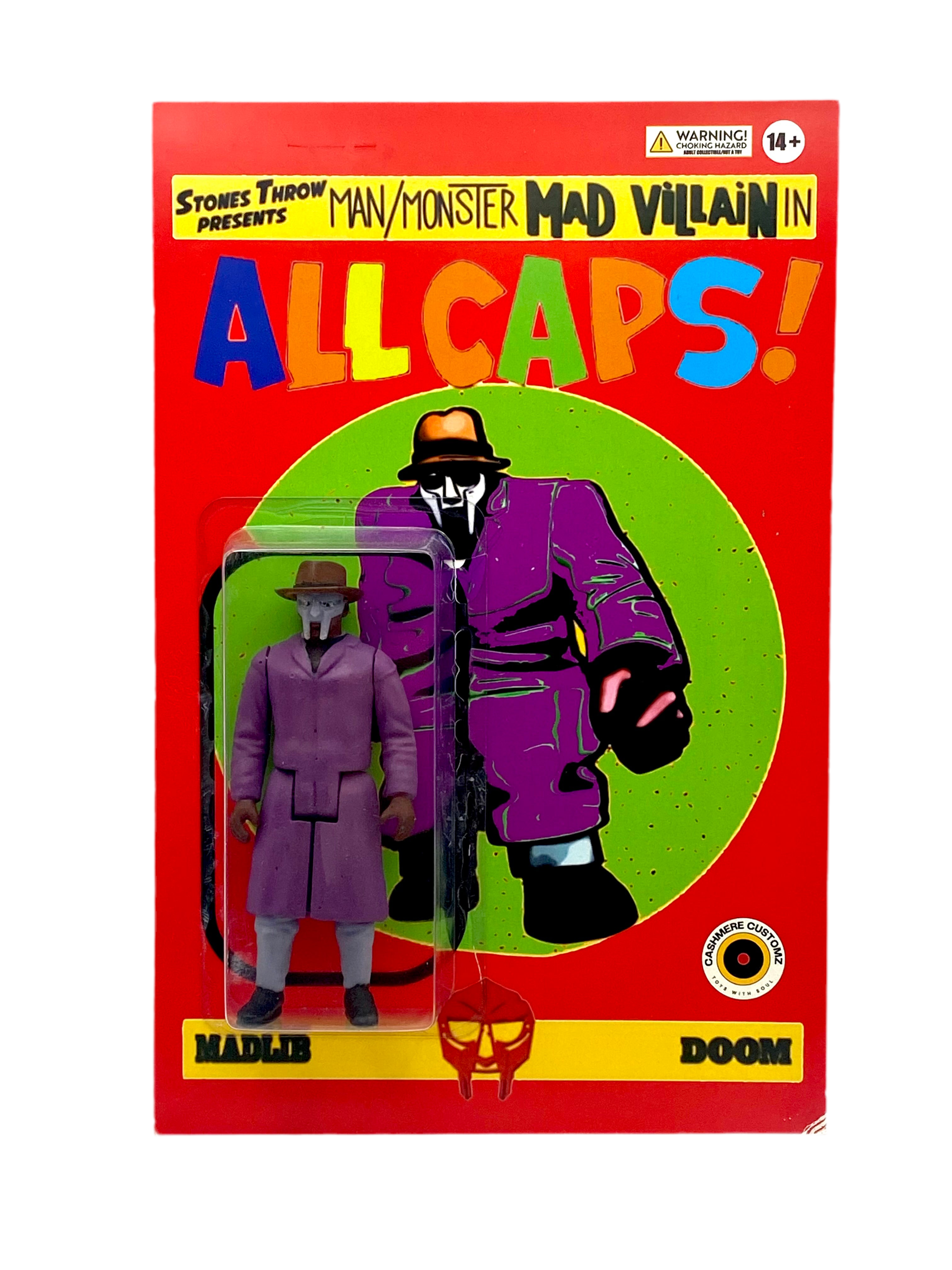 ALL CAPS MF DOOM FIGURE Purp Coat