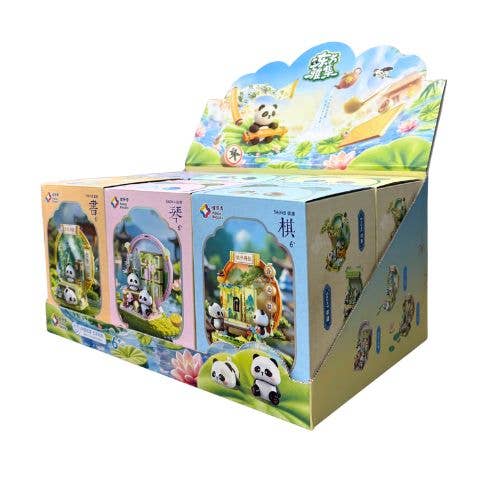PANDA WINDOW GARDEN BUILDING BLOCK BLIND BOX