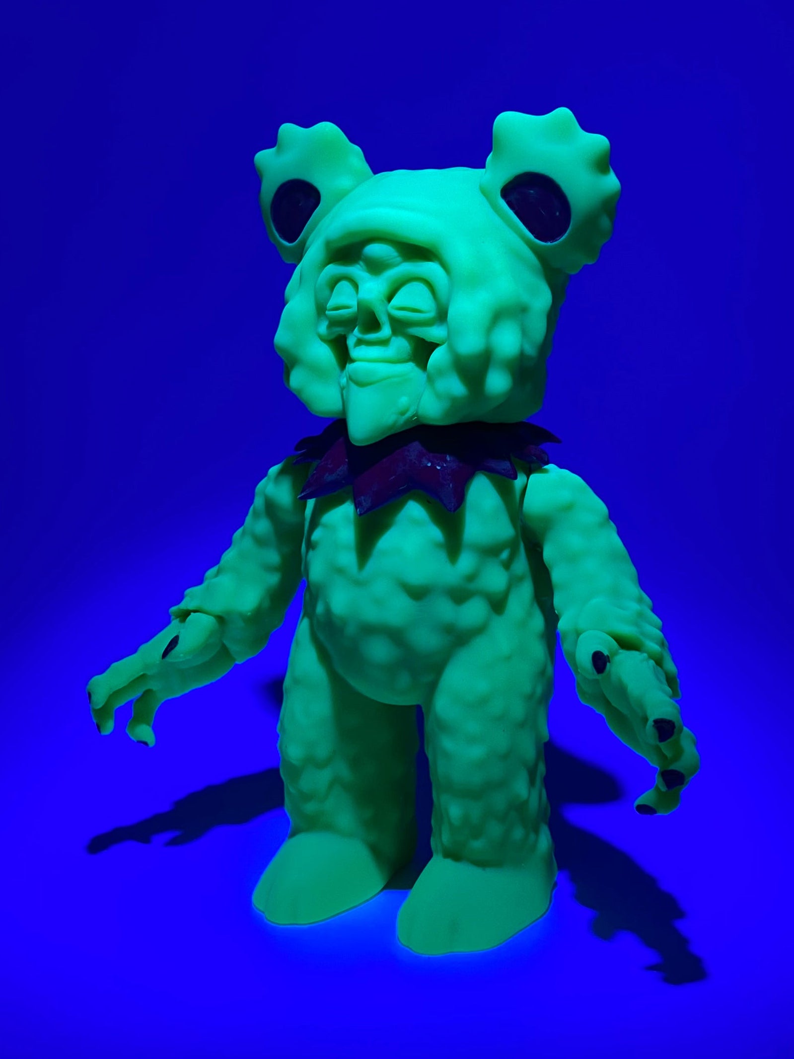 Grateful Death Bear / Neon Lime