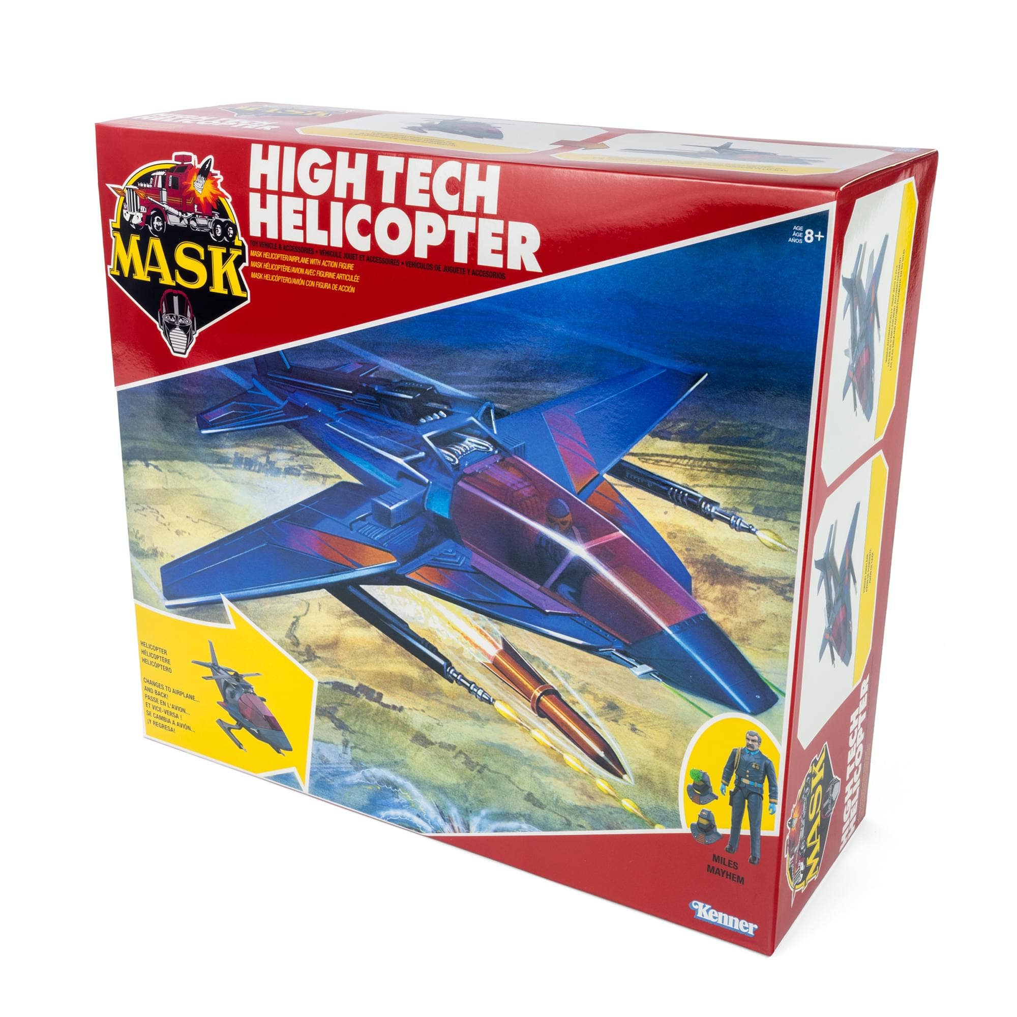 M.A.S.K. High Tech Helicopter Action Figure Vehicle