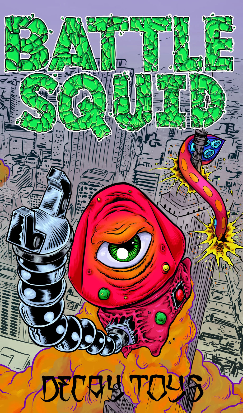 Battle Squid - Blue