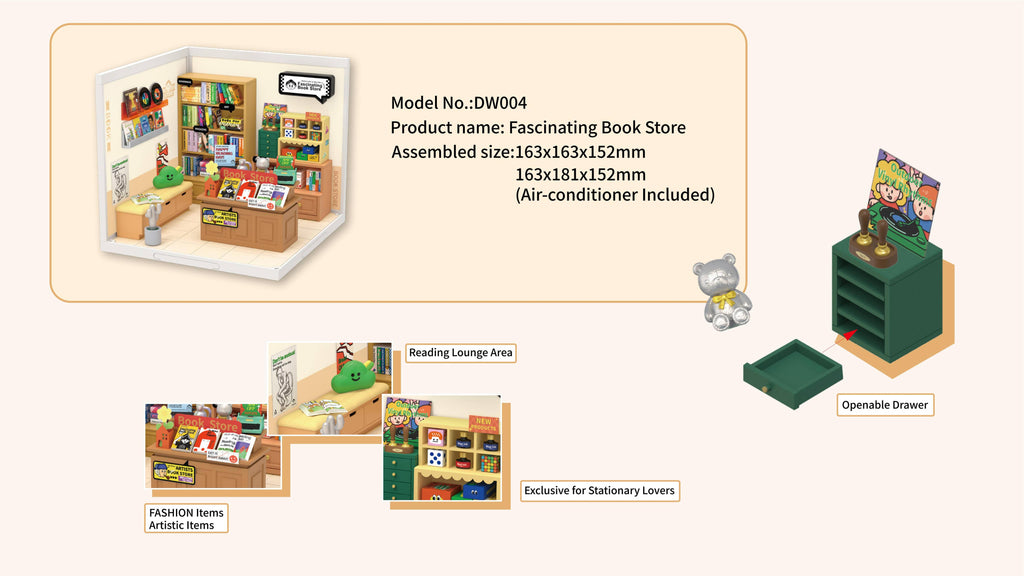 Rolife DIY miniature house DW002 ENERGY-SUPPLY STORE