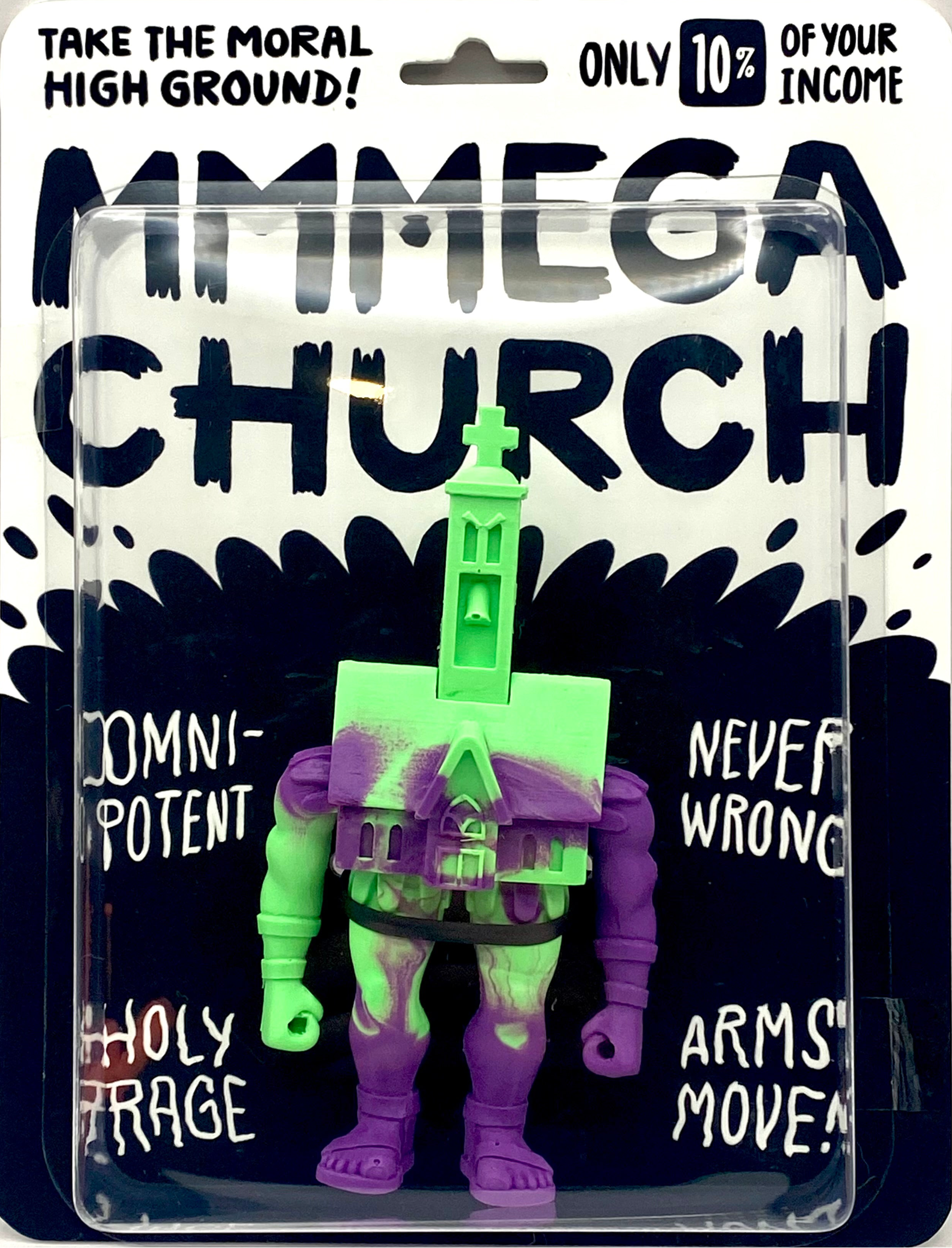 Mmmega Church Carded Figure / Handled Snake