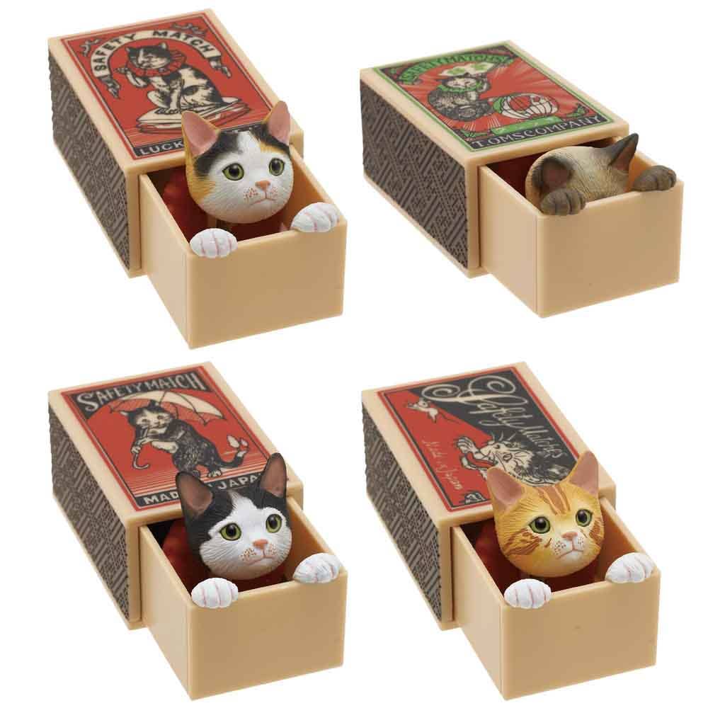 Kitan Club Cat Peek Matchbox Blind Box