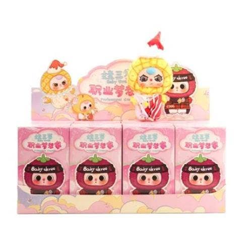 BABY THREE PROFESSIONAL DREAMER PLUSH KEYCHAIN BLIND BOX