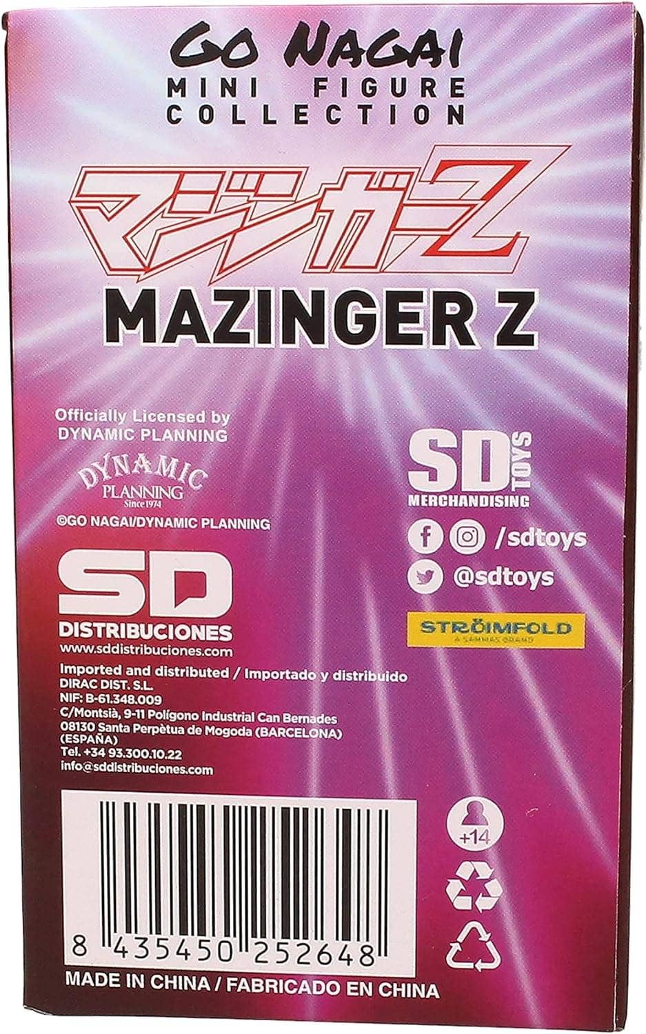 Mazinger Z 3-Inch Mini Rubber Figure | Mazinger Z