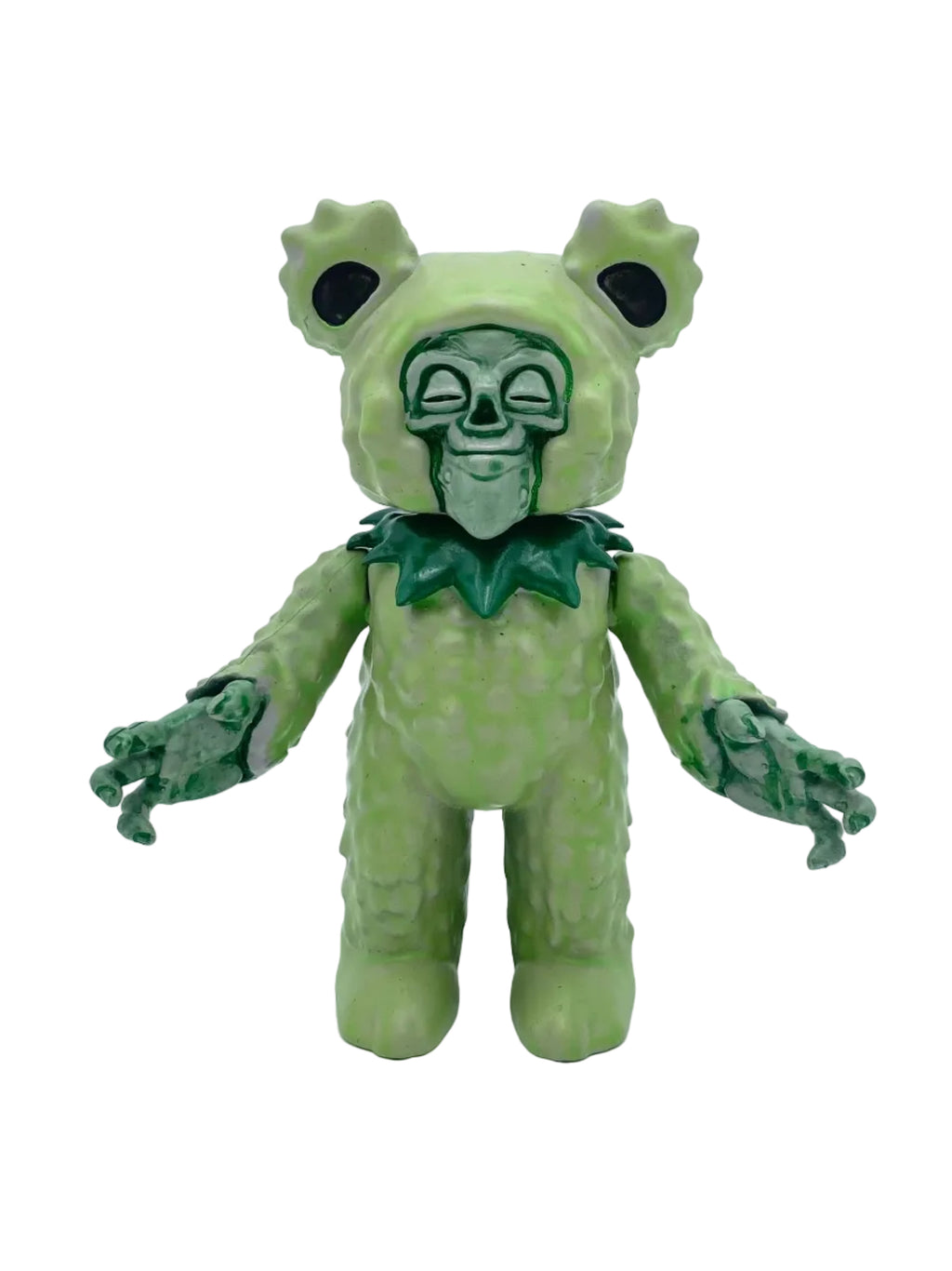 Grateful Death Bear / Medium Green on Green