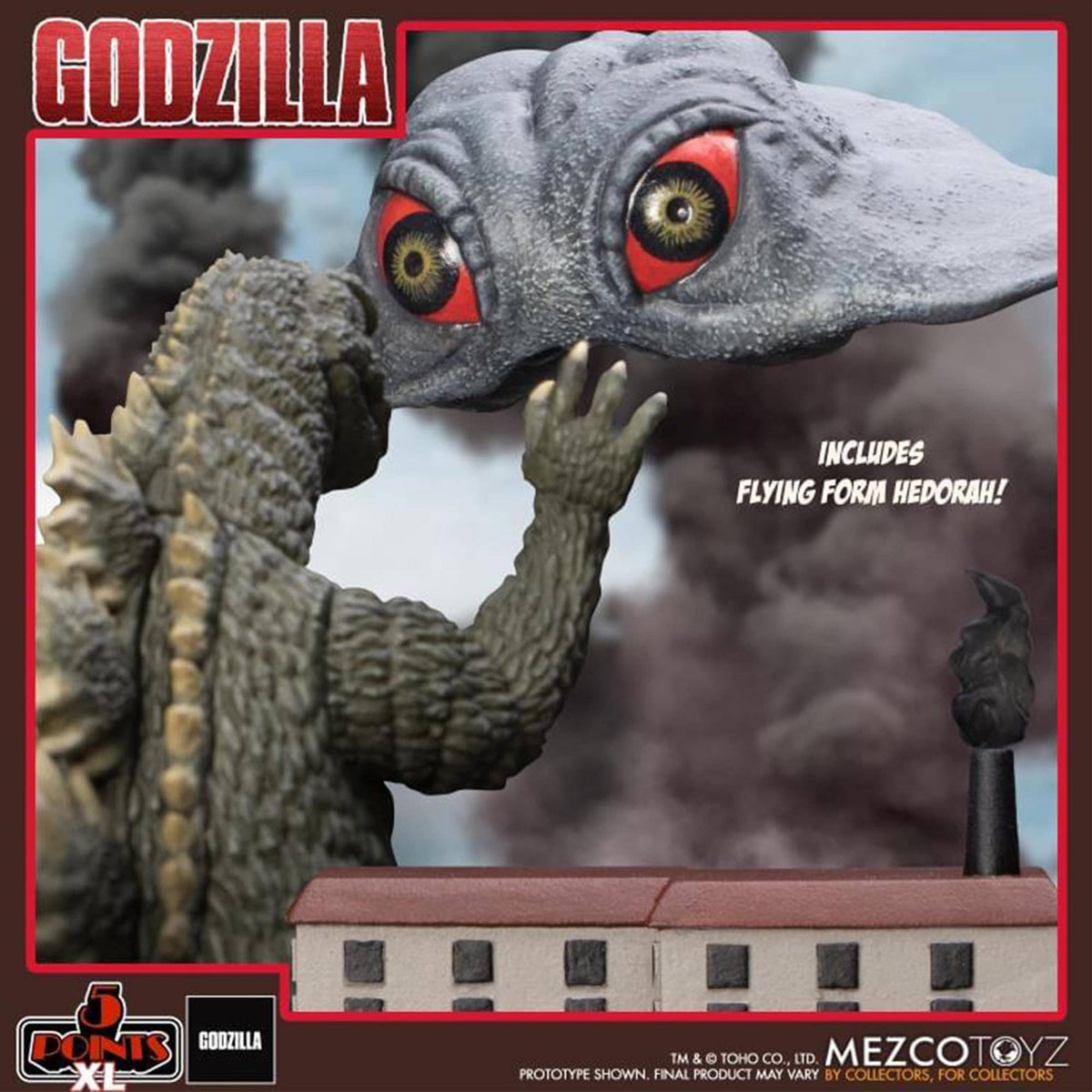 Godzilla vs Hedorah 5 Points XL Figure Box Set
