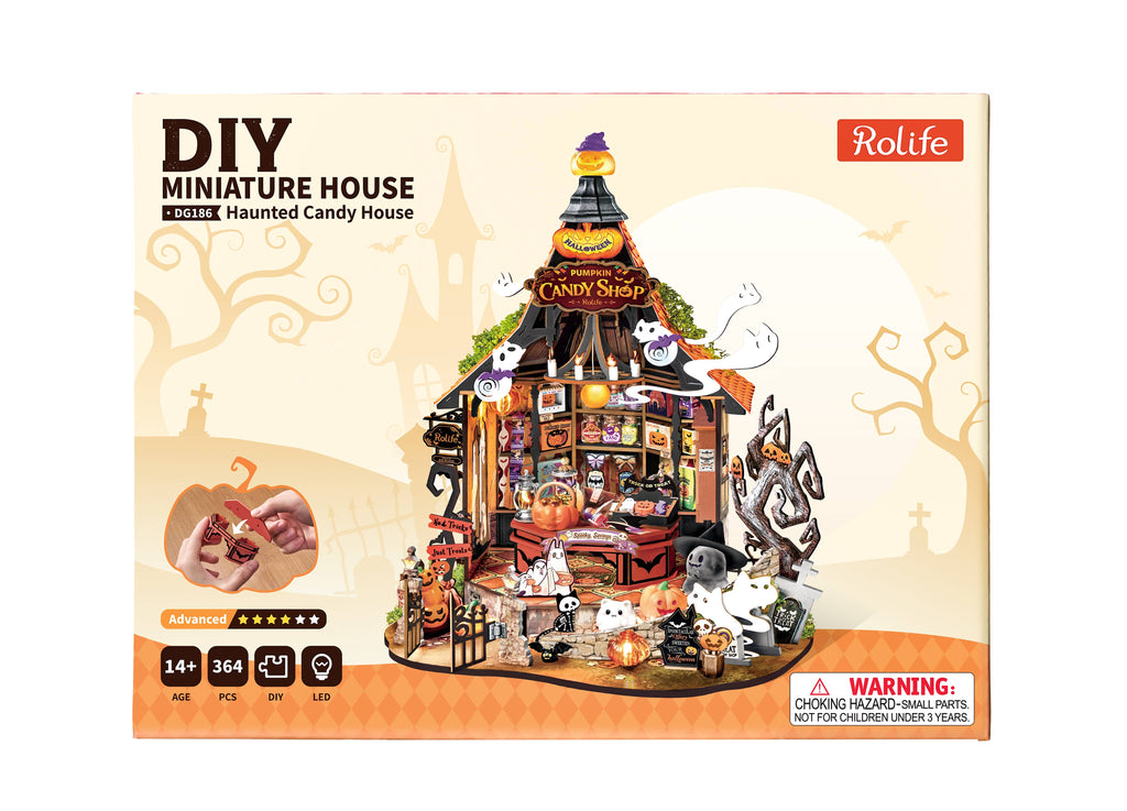 Rolife Haunted Candy House DIY Miniature House DG186