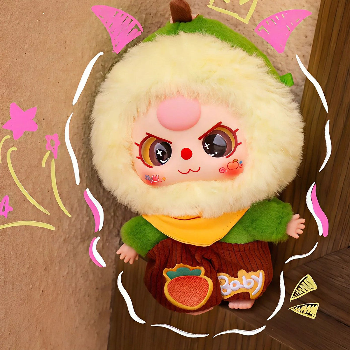 BABY THREE PROFESSIONAL DREAMER PLUSH KEYCHAIN BLIND BOX