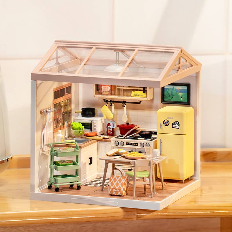 Happy Meals Kitchen Rolife DIY Miniature House DW008