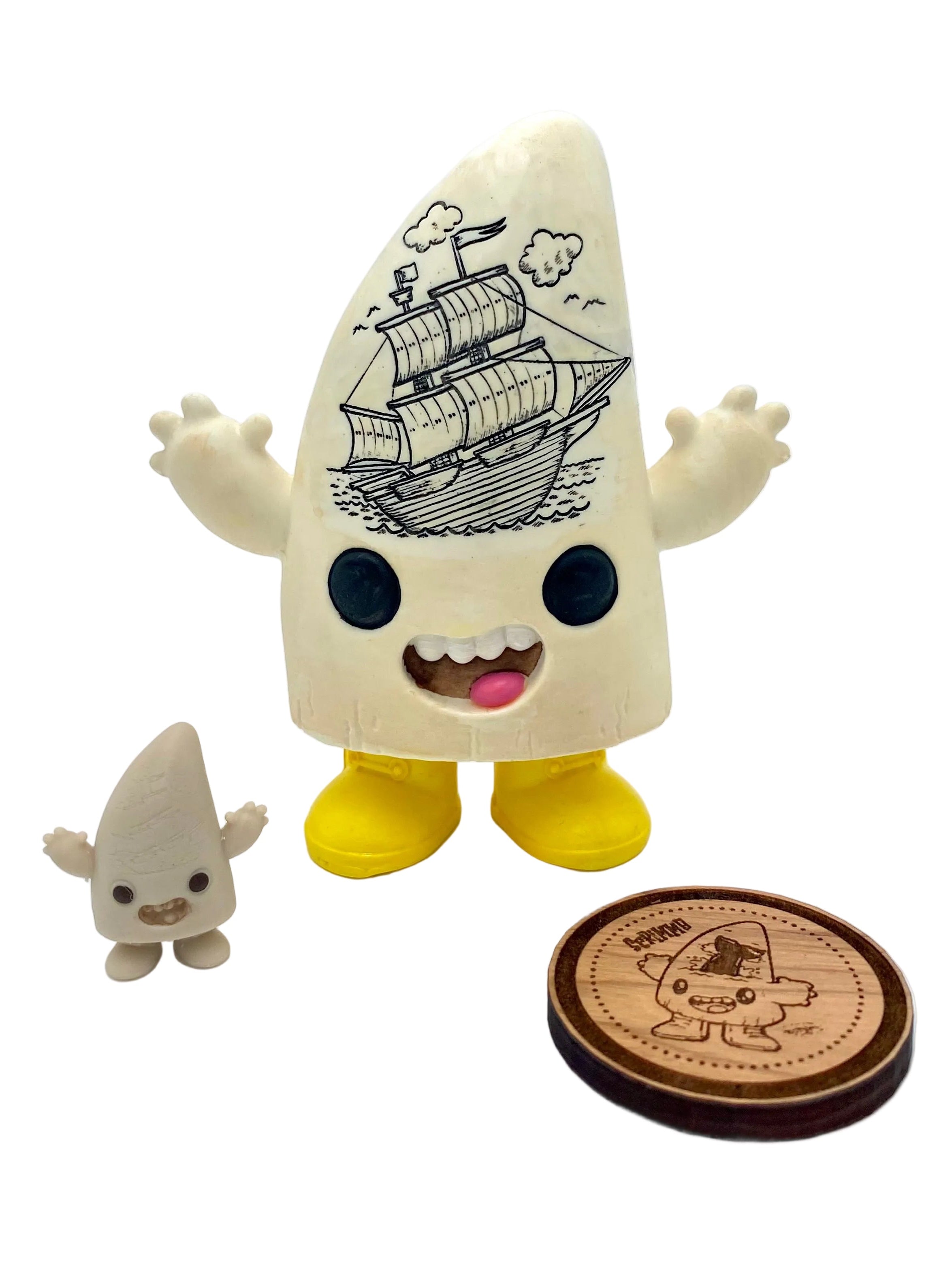 Scrimmy the Adorable Antique Whale Tooth (1st edition)
