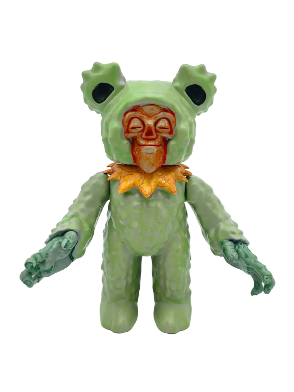 Grateful Death Bear / Medium Green & Orange