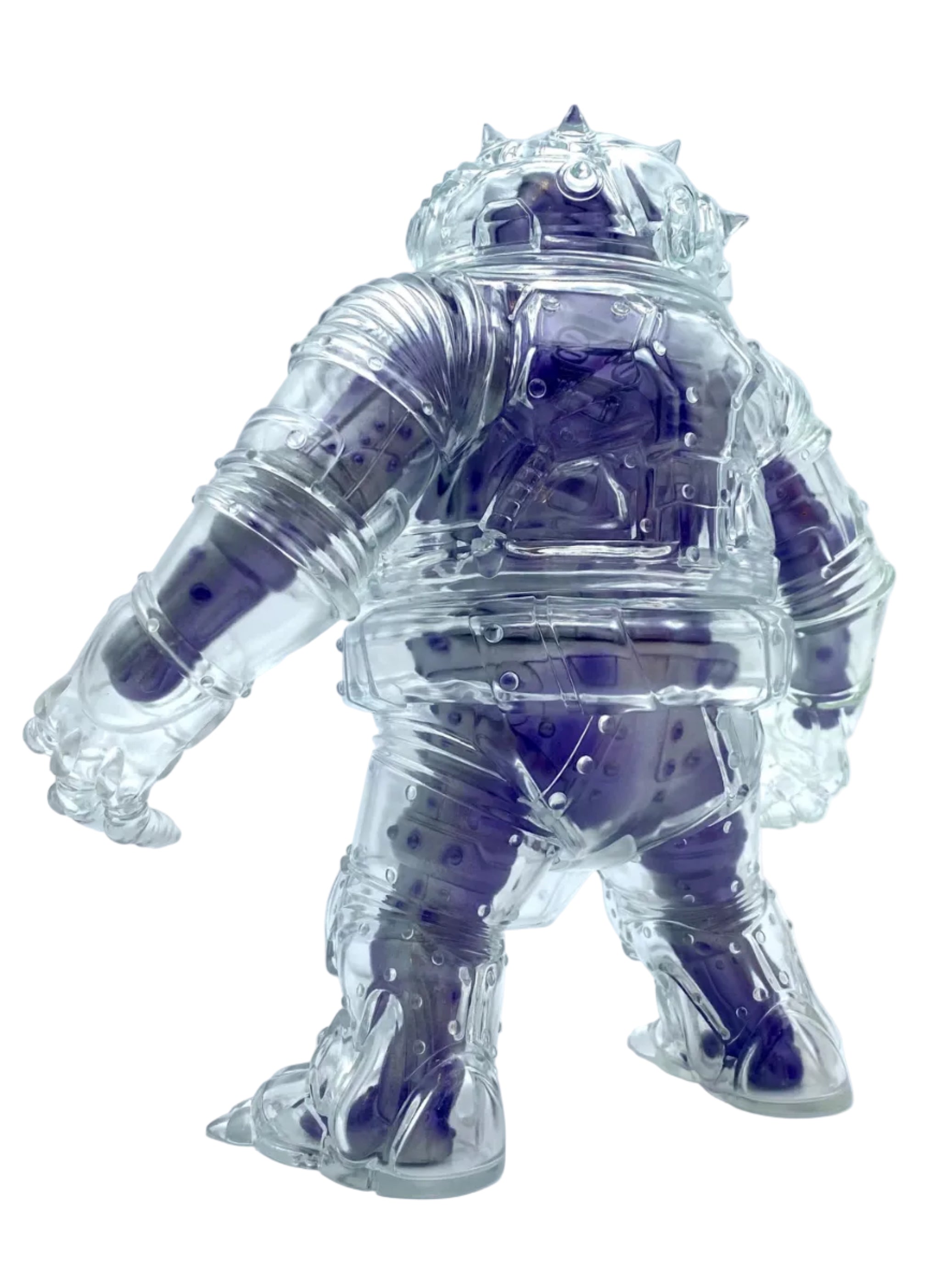 Mechatoad / Clear with Silver & Purple Insides