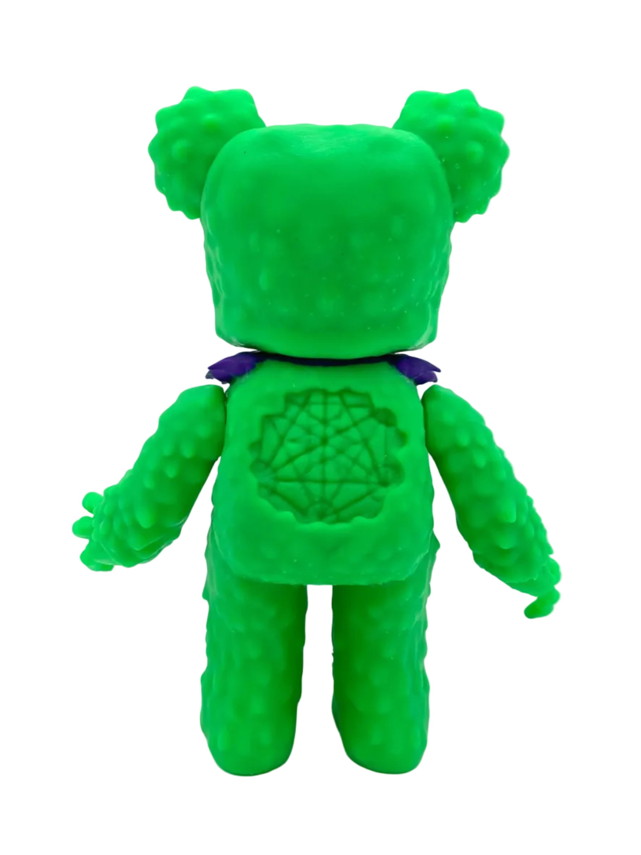 Grateful Death Bear / Neon Lime
