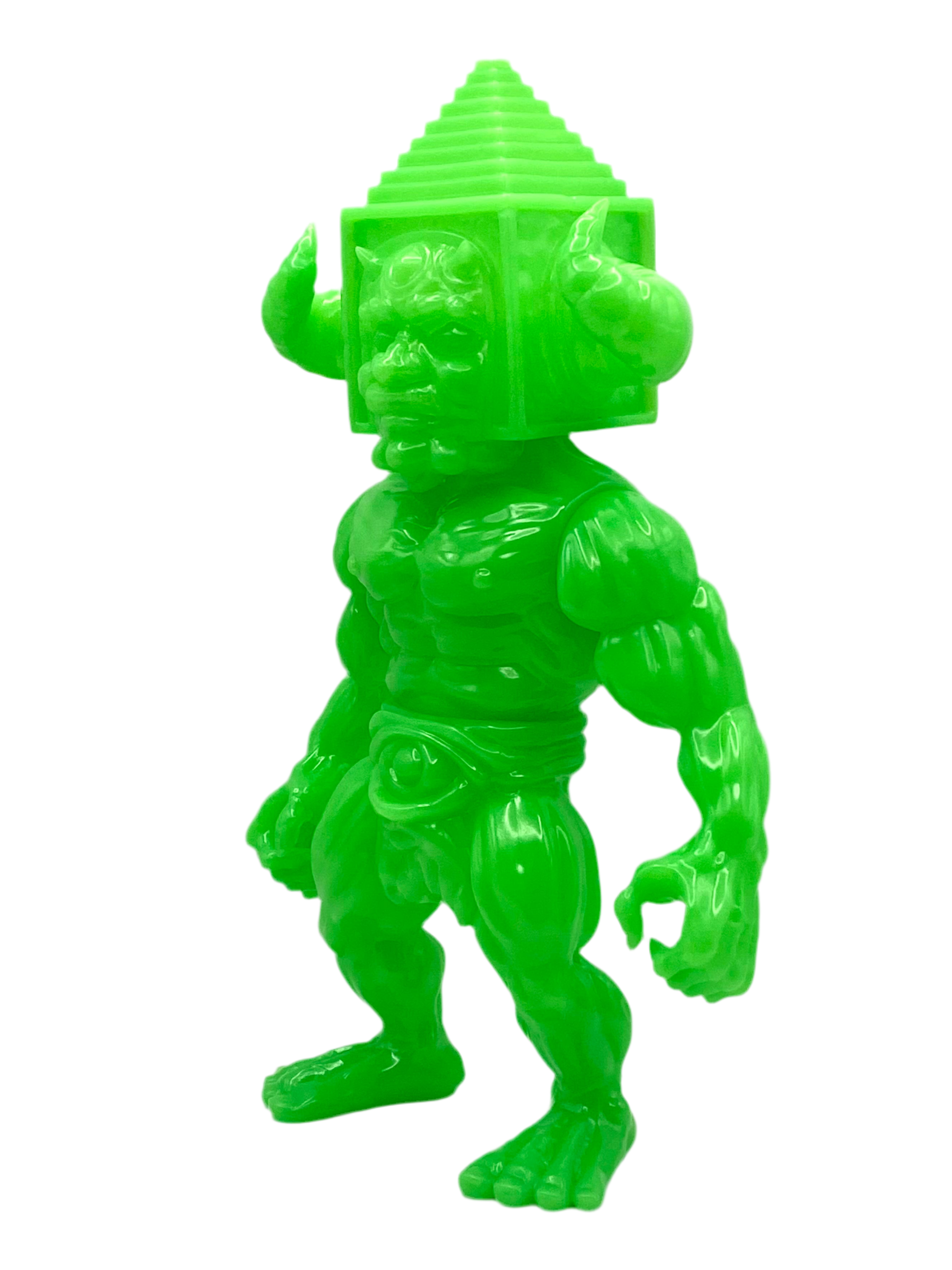 Cube Head / GREEN BLANK