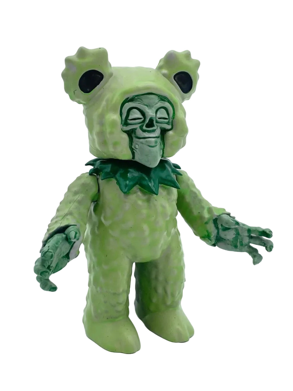 Grateful Death Bear / Medium Green on Green