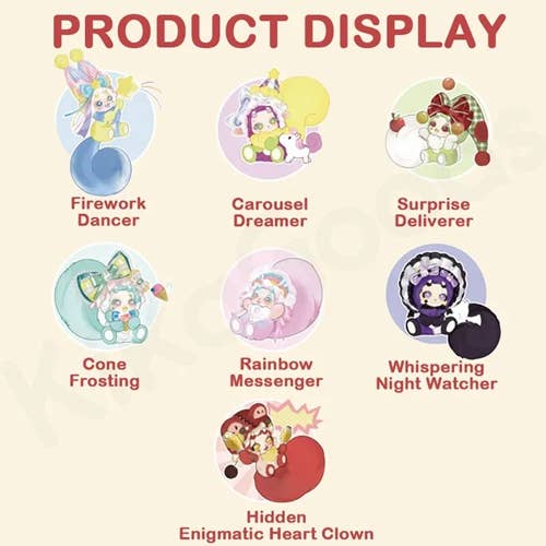 BOBOCO ENIGMA WONDERLAND SERIES PLUSH BLIND BOX