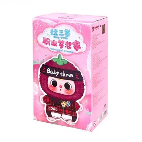 BABY THREE PROFESSIONAL DREAMER PLUSH KEYCHAIN BLIND BOX