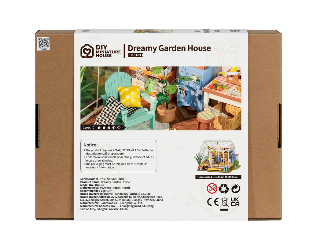 Dreamy Garden House Rolife DIY Miniature House Kit DG163