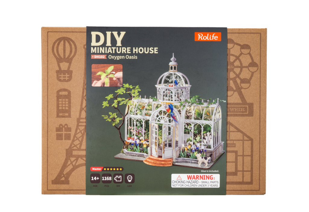 Oxygen Oasis Rolife DIY Miniature House DH102