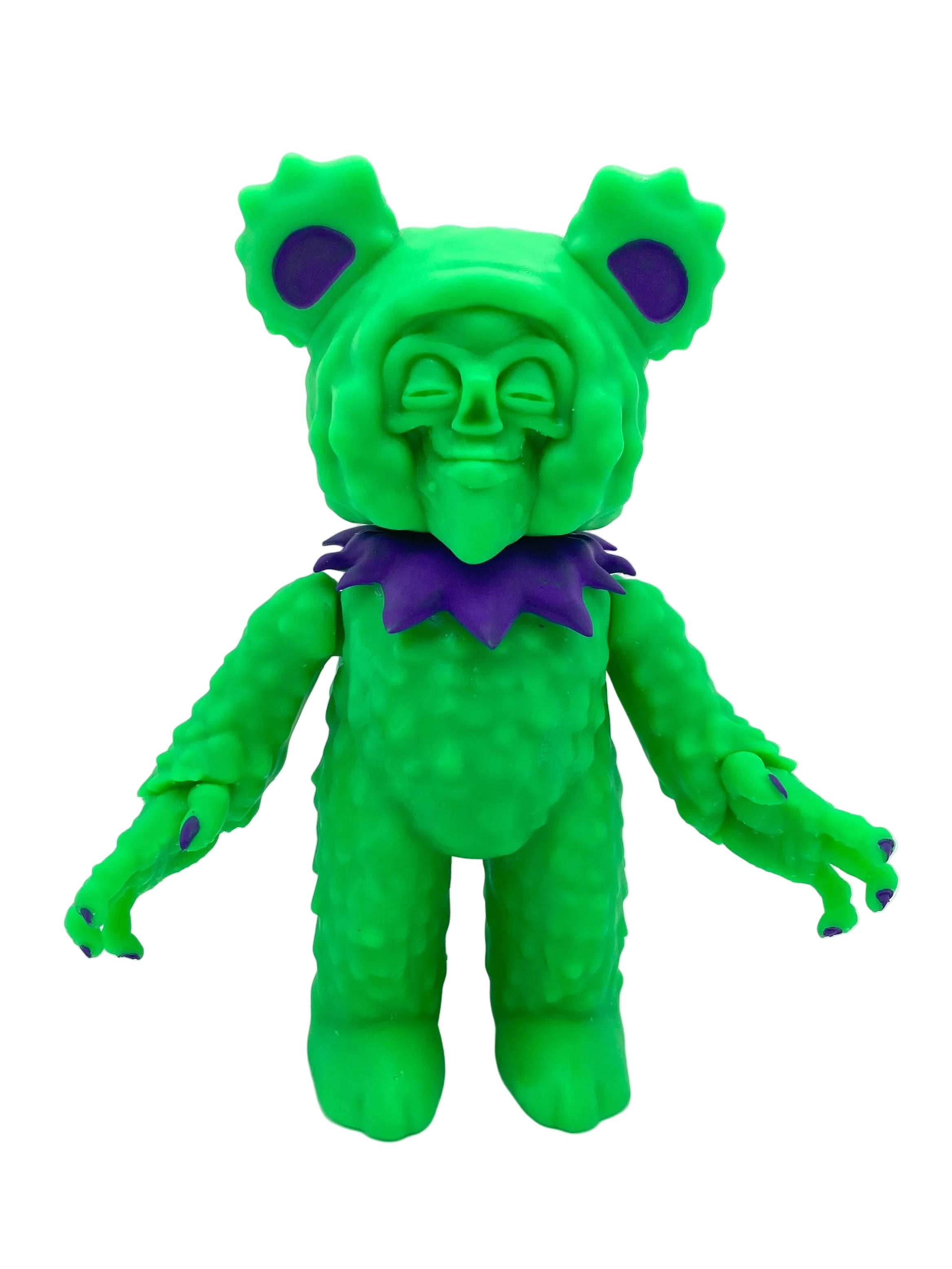 Grateful Death Bear / Neon Lime