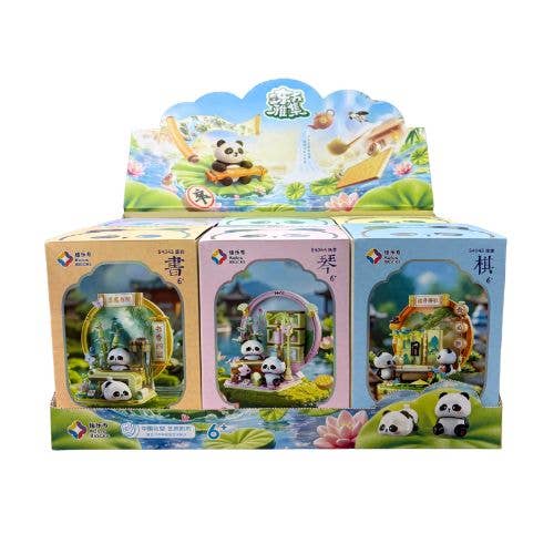 PANDA WINDOW GARDEN BUILDING BLOCK BLIND BOX