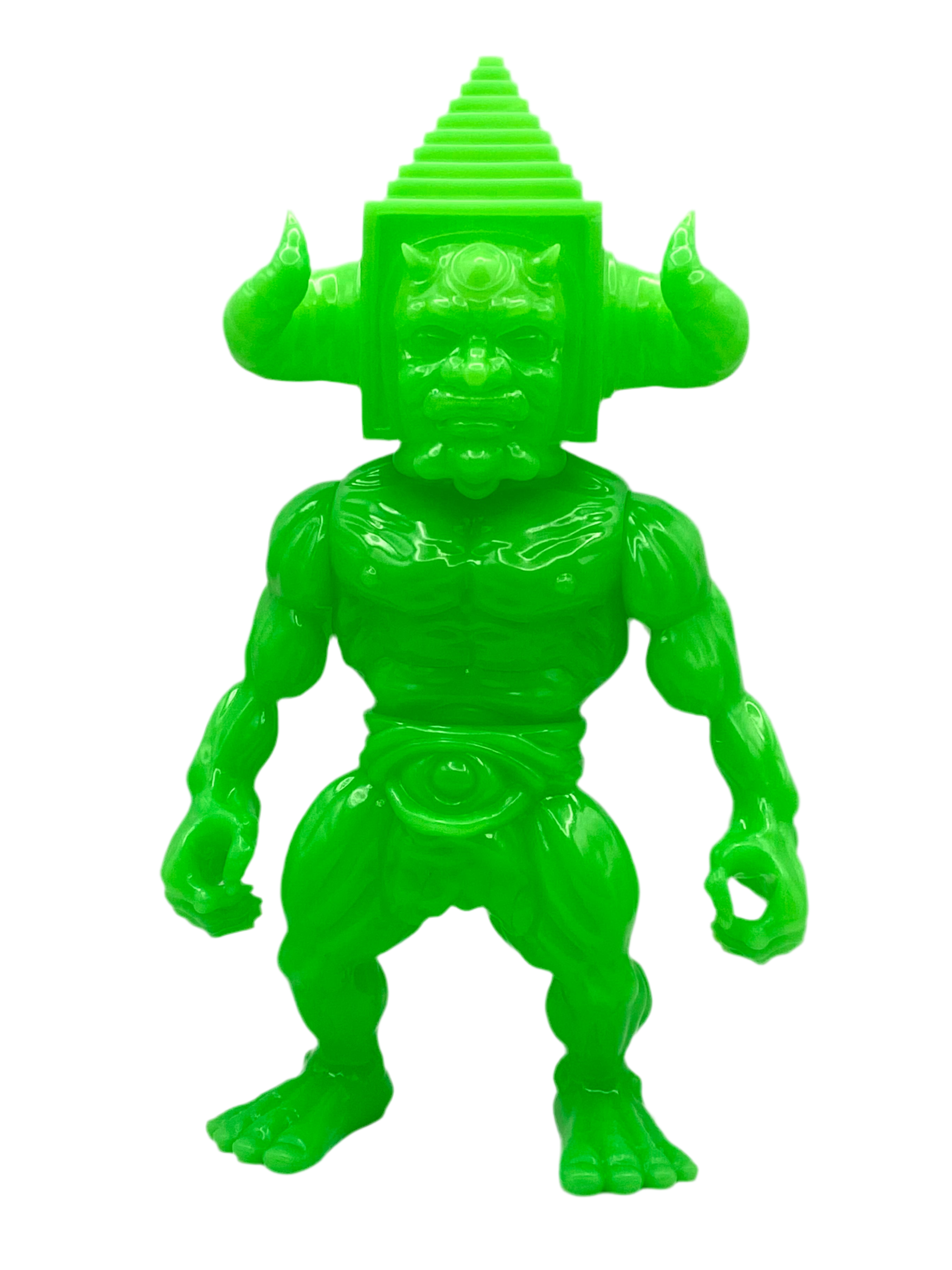 Cube Head / GREEN BLANK