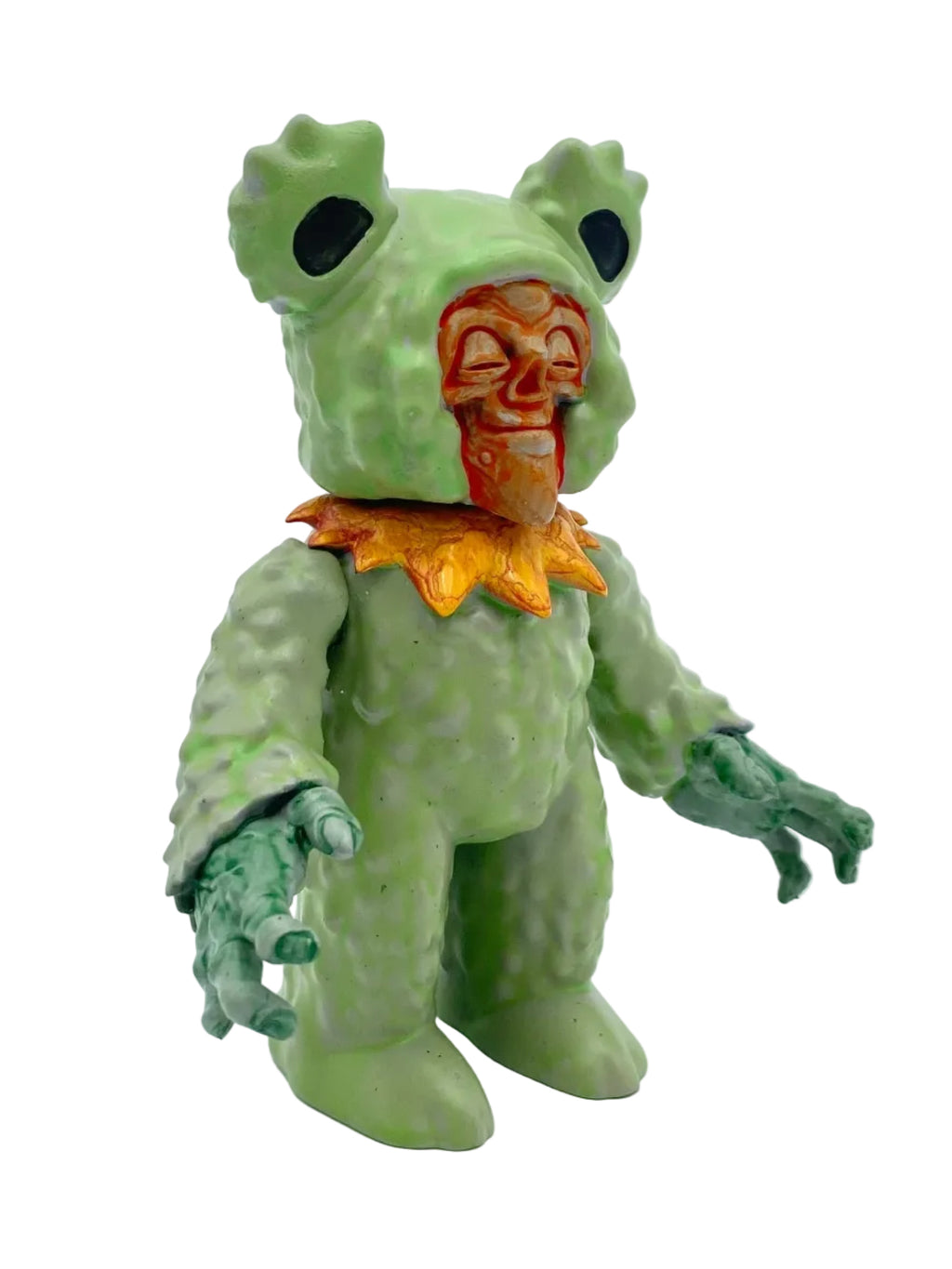 Grateful Death Bear / Medium Green & Orange