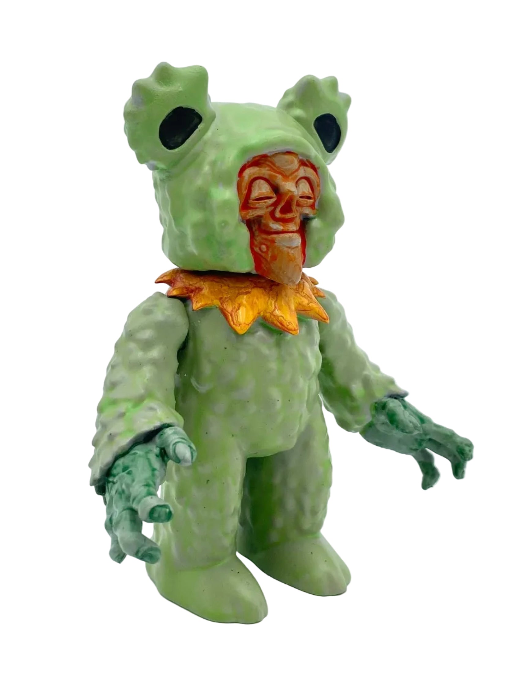 Grateful Death Bear / Medium Green & Orange