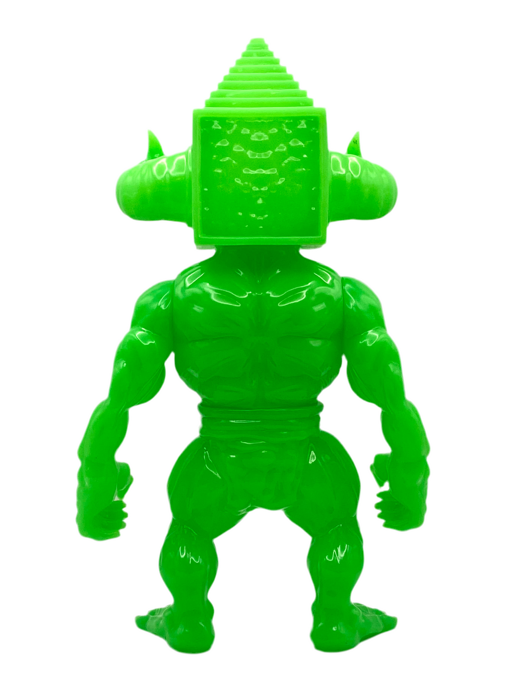 Cube Head / GREEN BLANK
