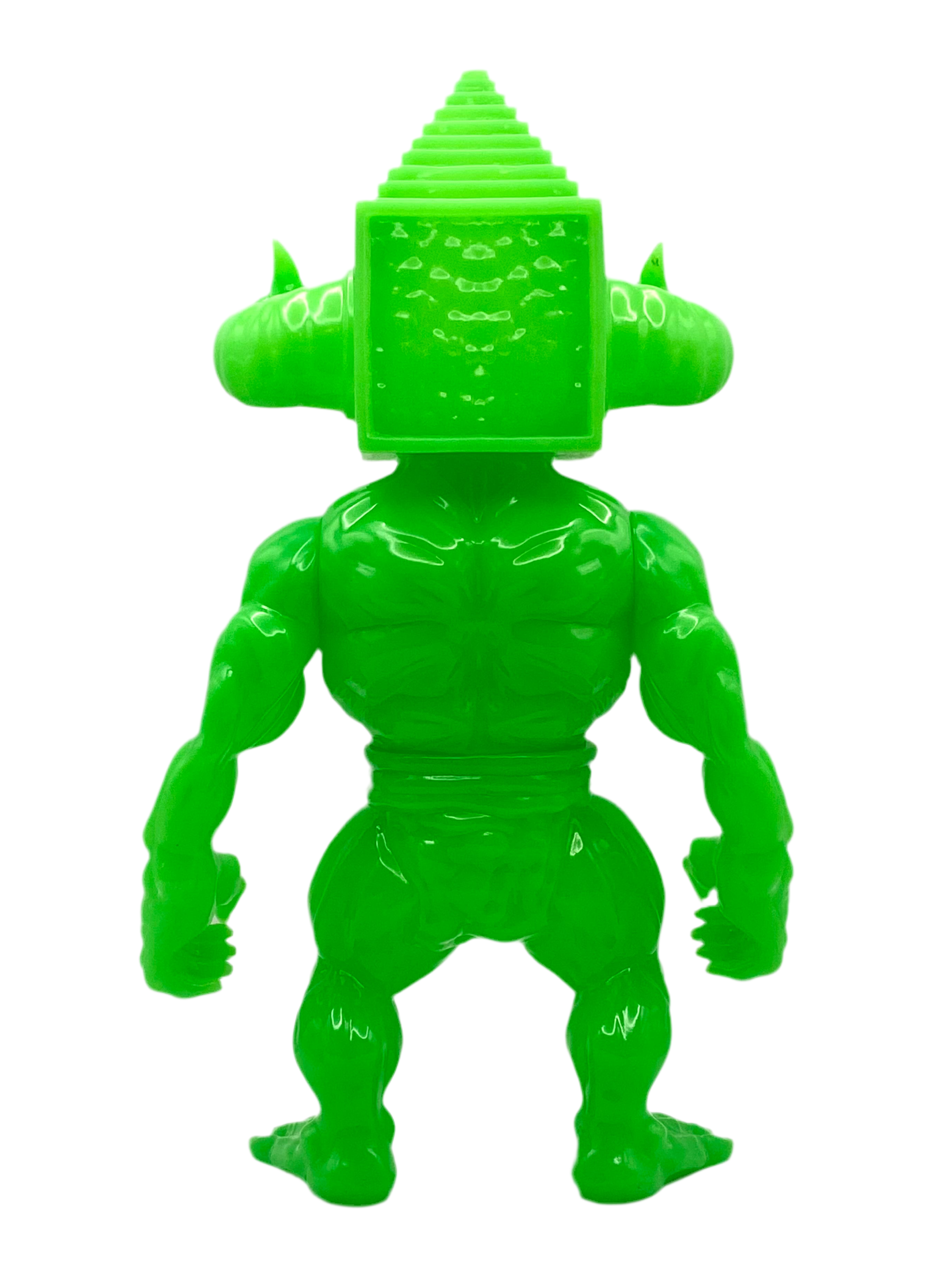 Cube Head / GREEN BLANK