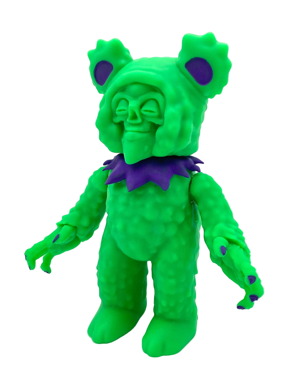 Grateful Death Bear / Neon Lime