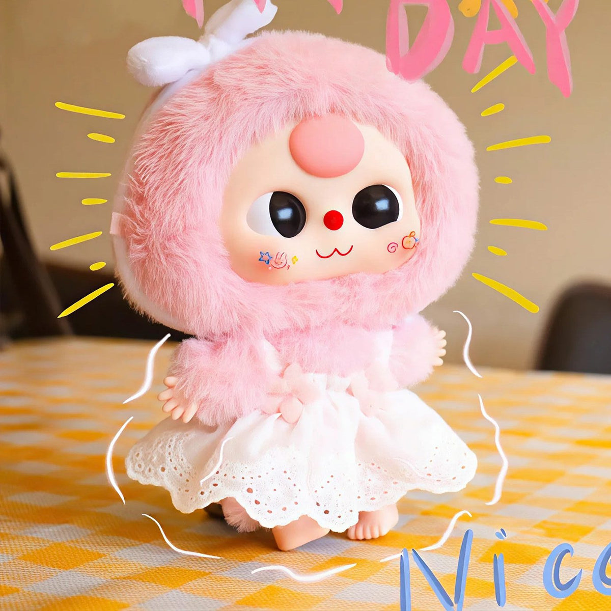 BABY THREE PROFESSIONAL DREAMER PLUSH KEYCHAIN BLIND BOX