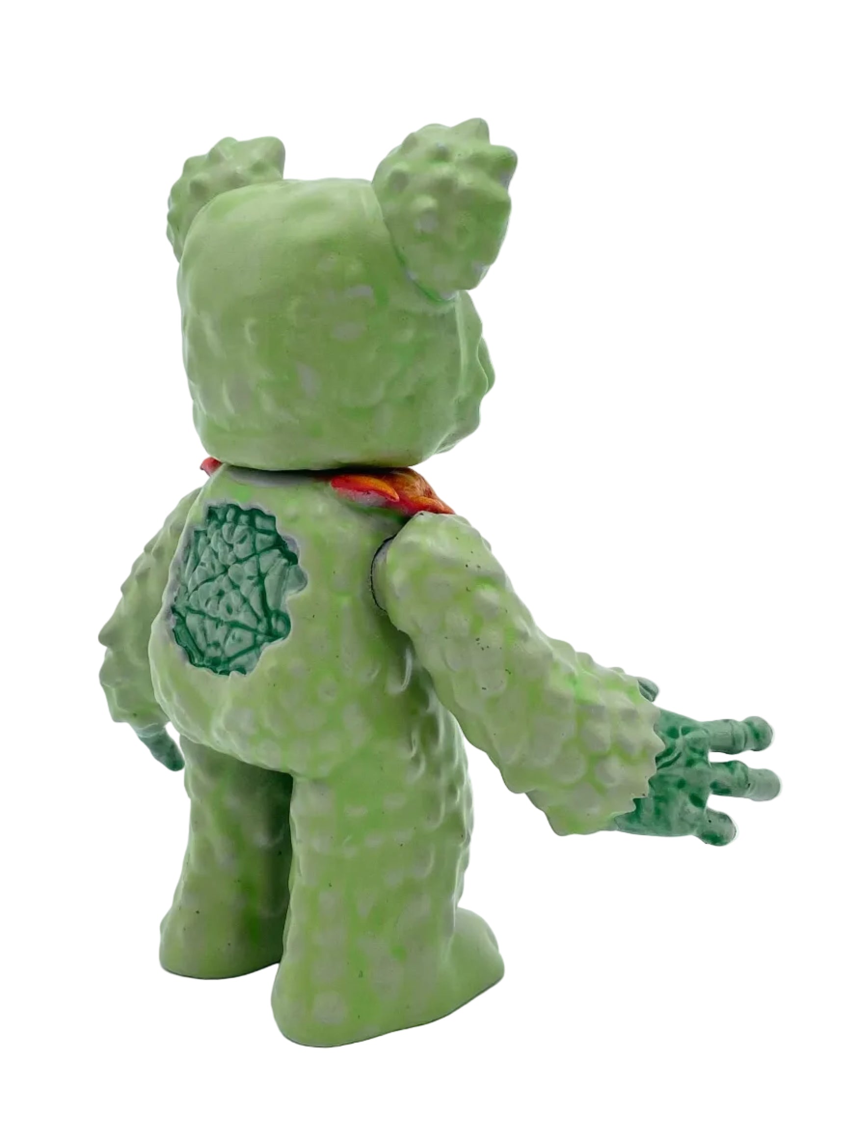 Grateful Death Bear / Medium Green & Orange