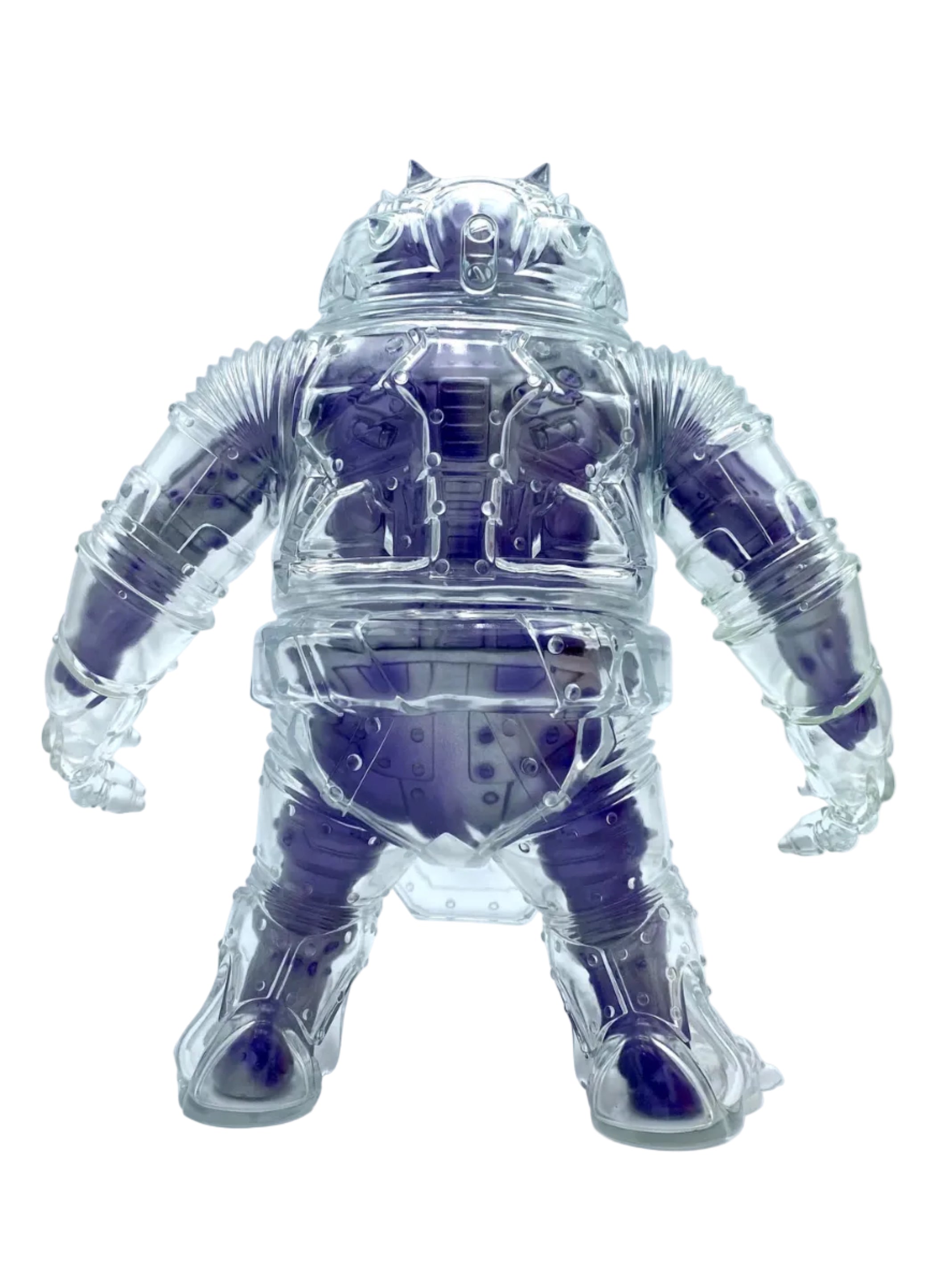 Mechatoad / Clear with Silver & Purple Insides