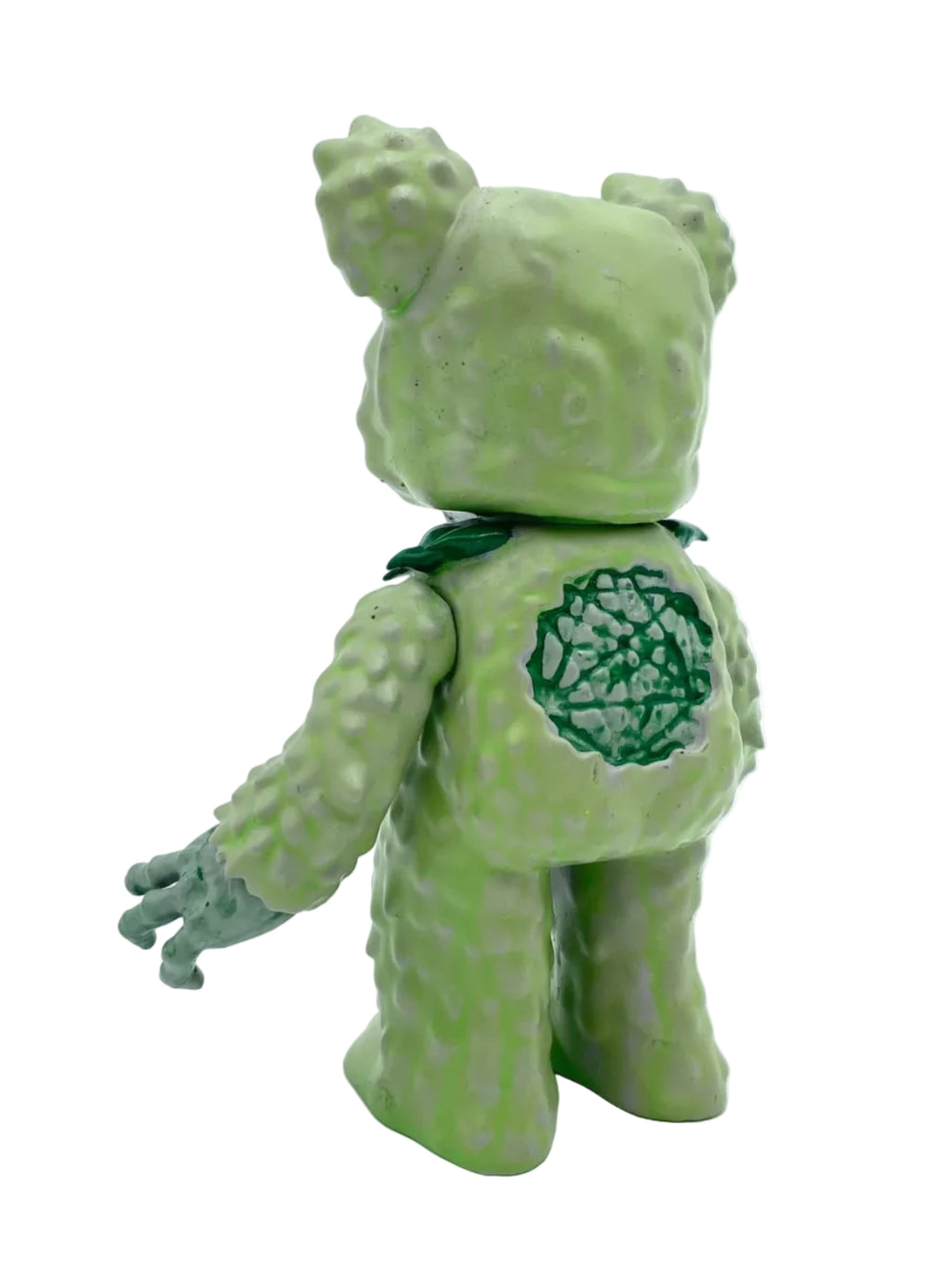 Grateful Death Bear / Large Green on Gold