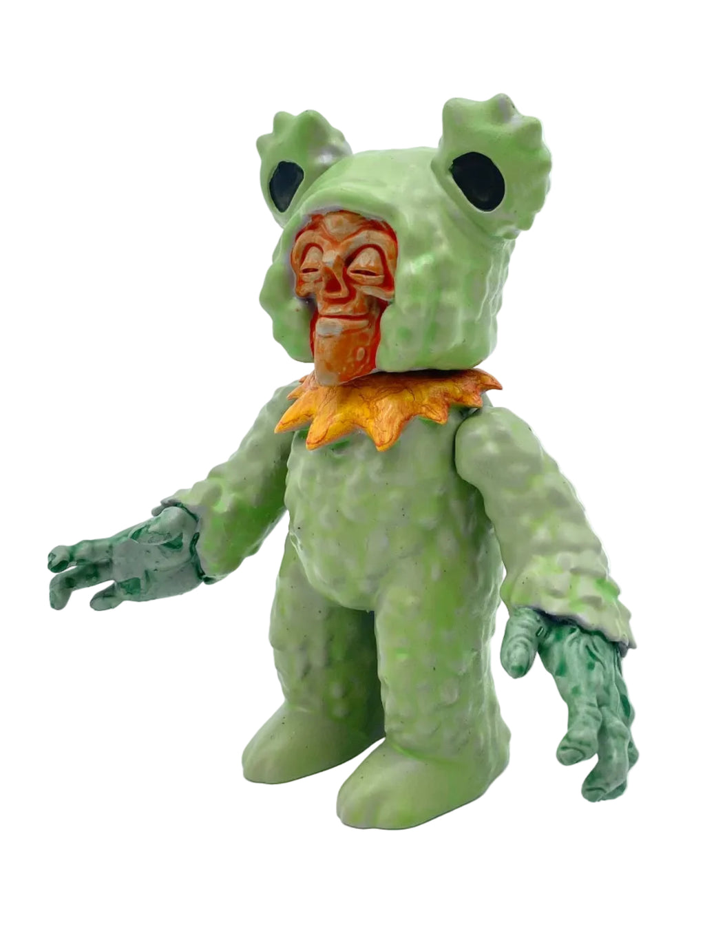 Grateful Death Bear / Medium Green & Orange