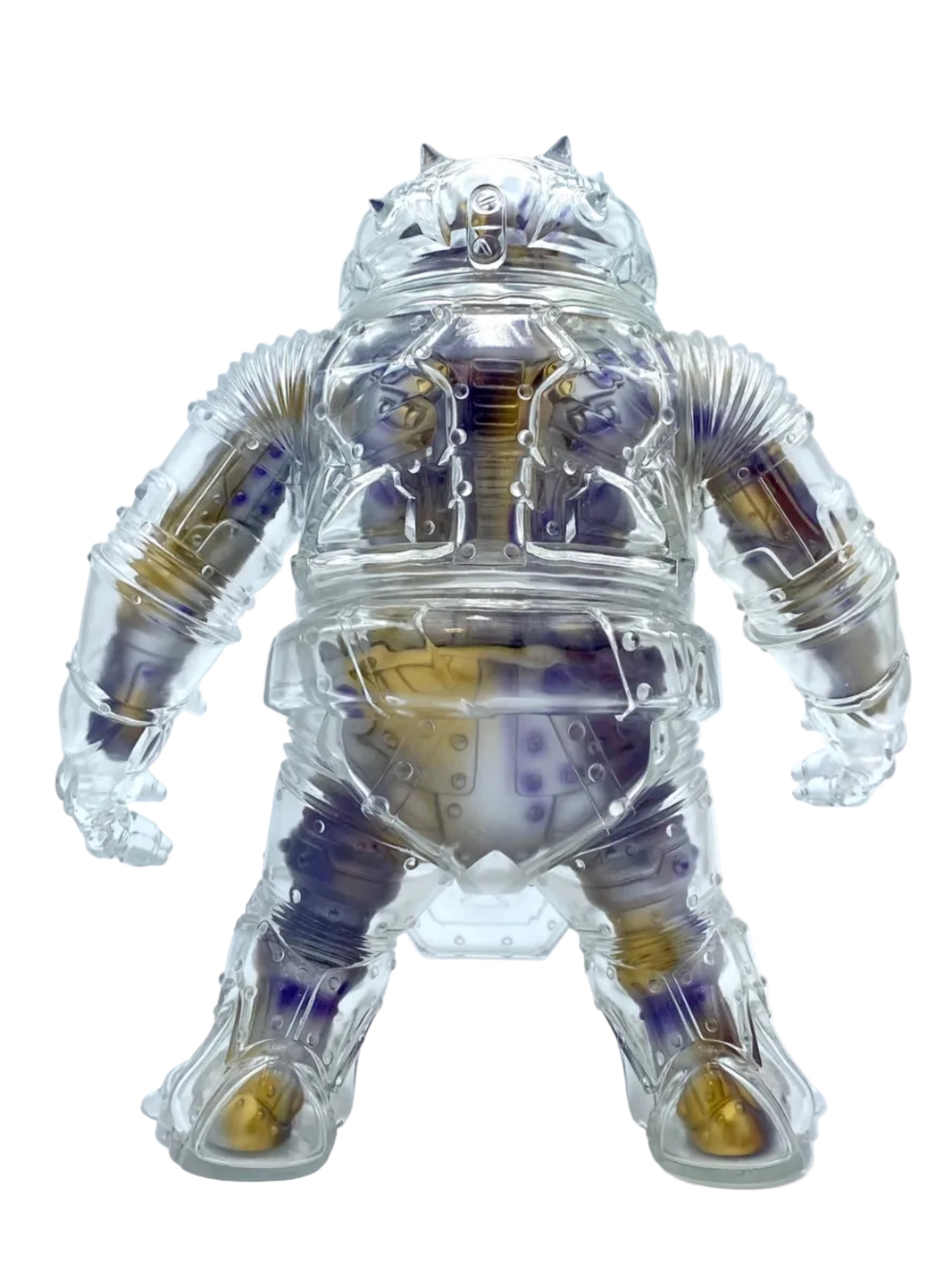 Mechatoad / Clear with Gold & Purple Insides