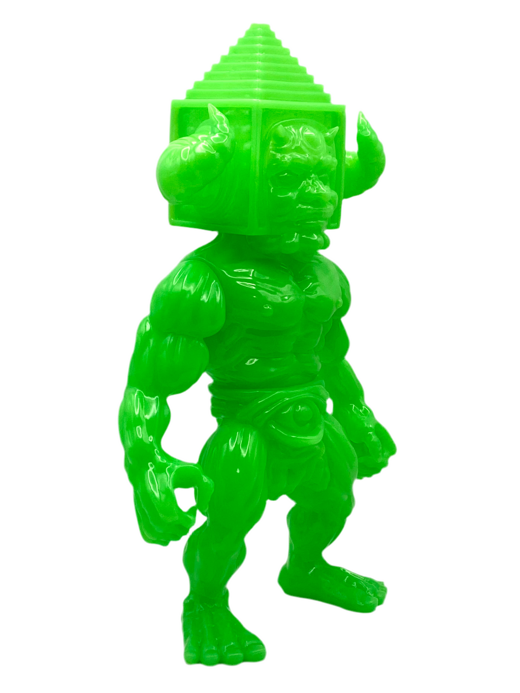 Cube Head / GREEN BLANK