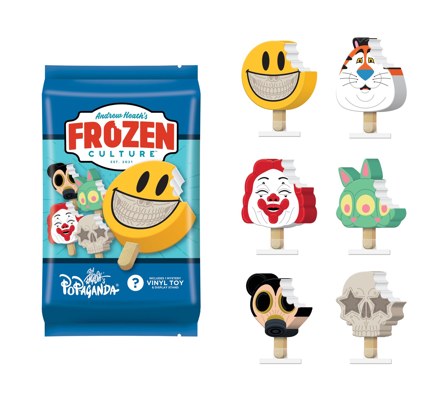 Ron English's Popaganda Frozen Culture Vinyl Series