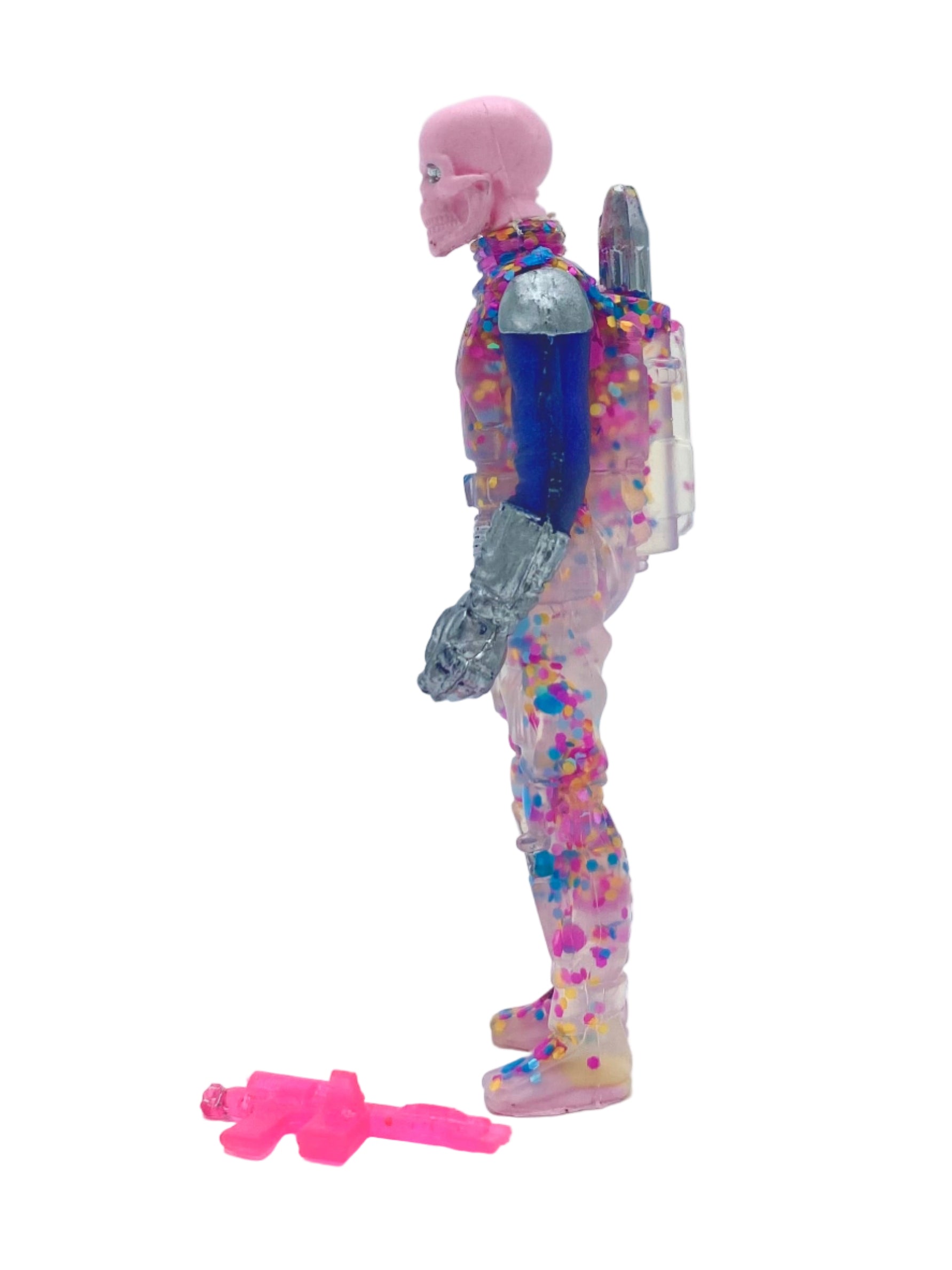 Gannon Superboof / Pearlescent Blue, Pink, Chrome