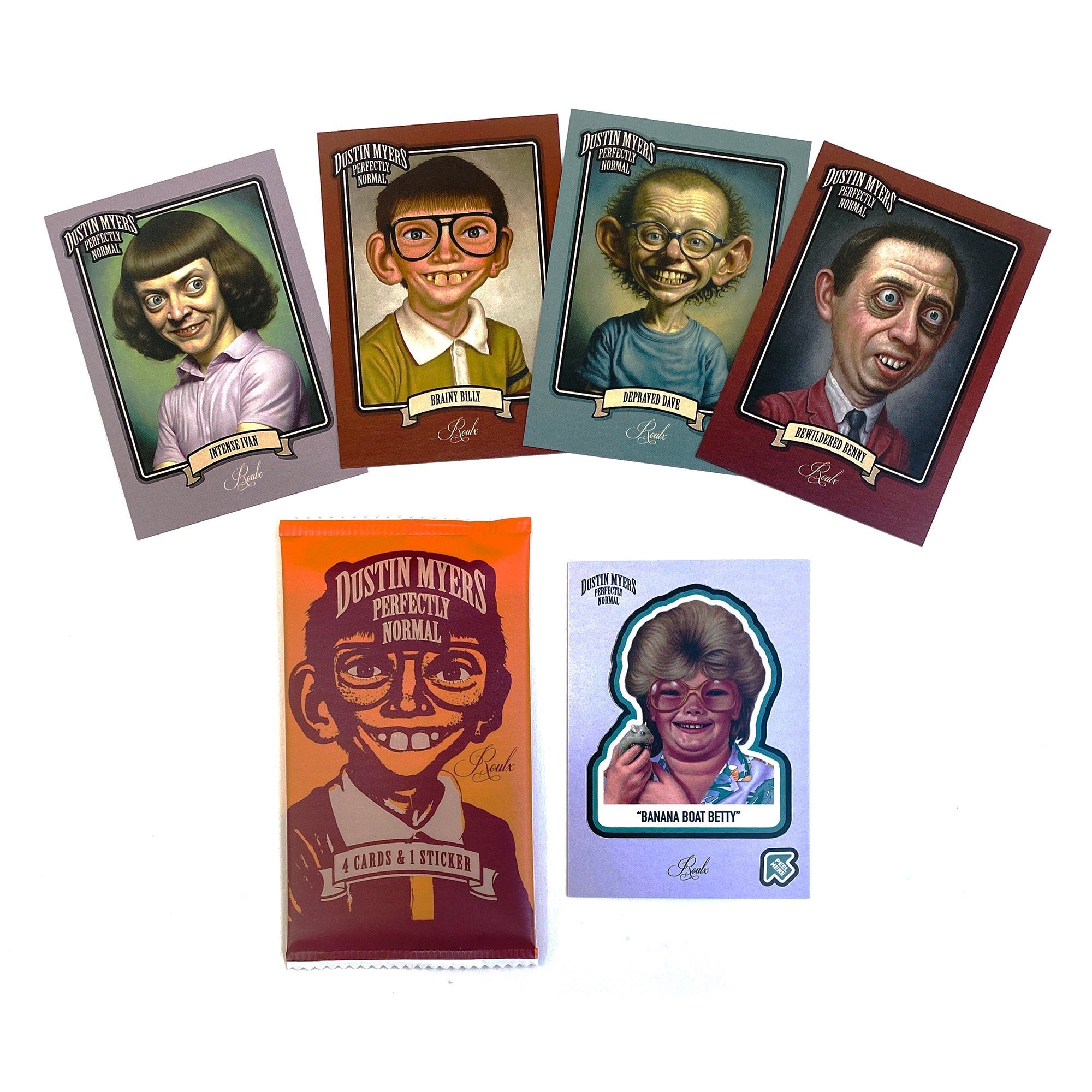 HOR Dustin Myers Perfectly Normal Artist Trading Card Set