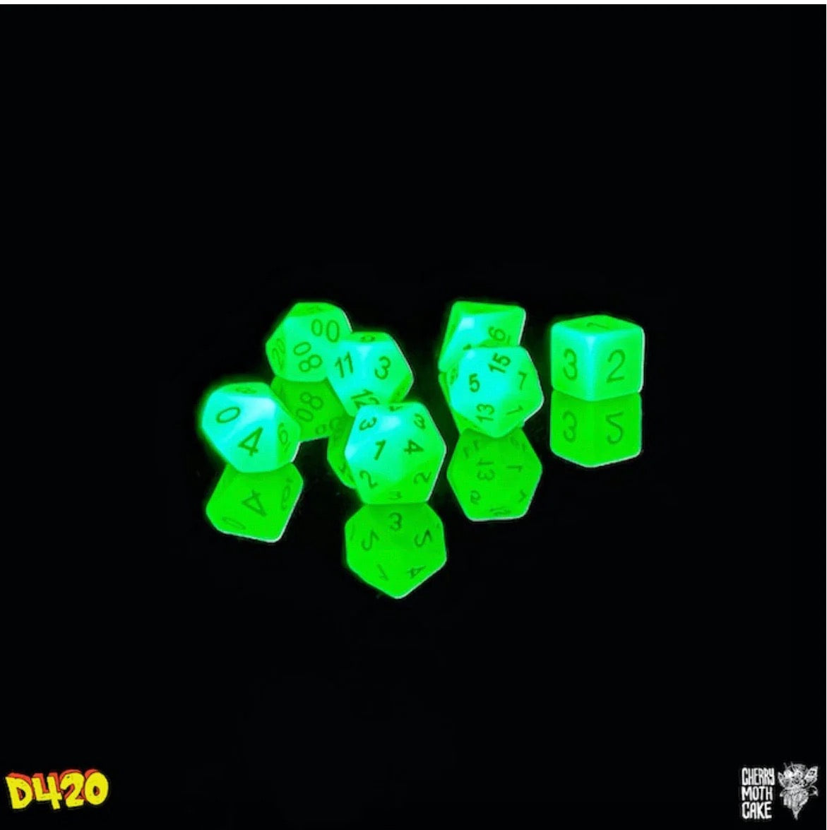 D420 Dice - Green