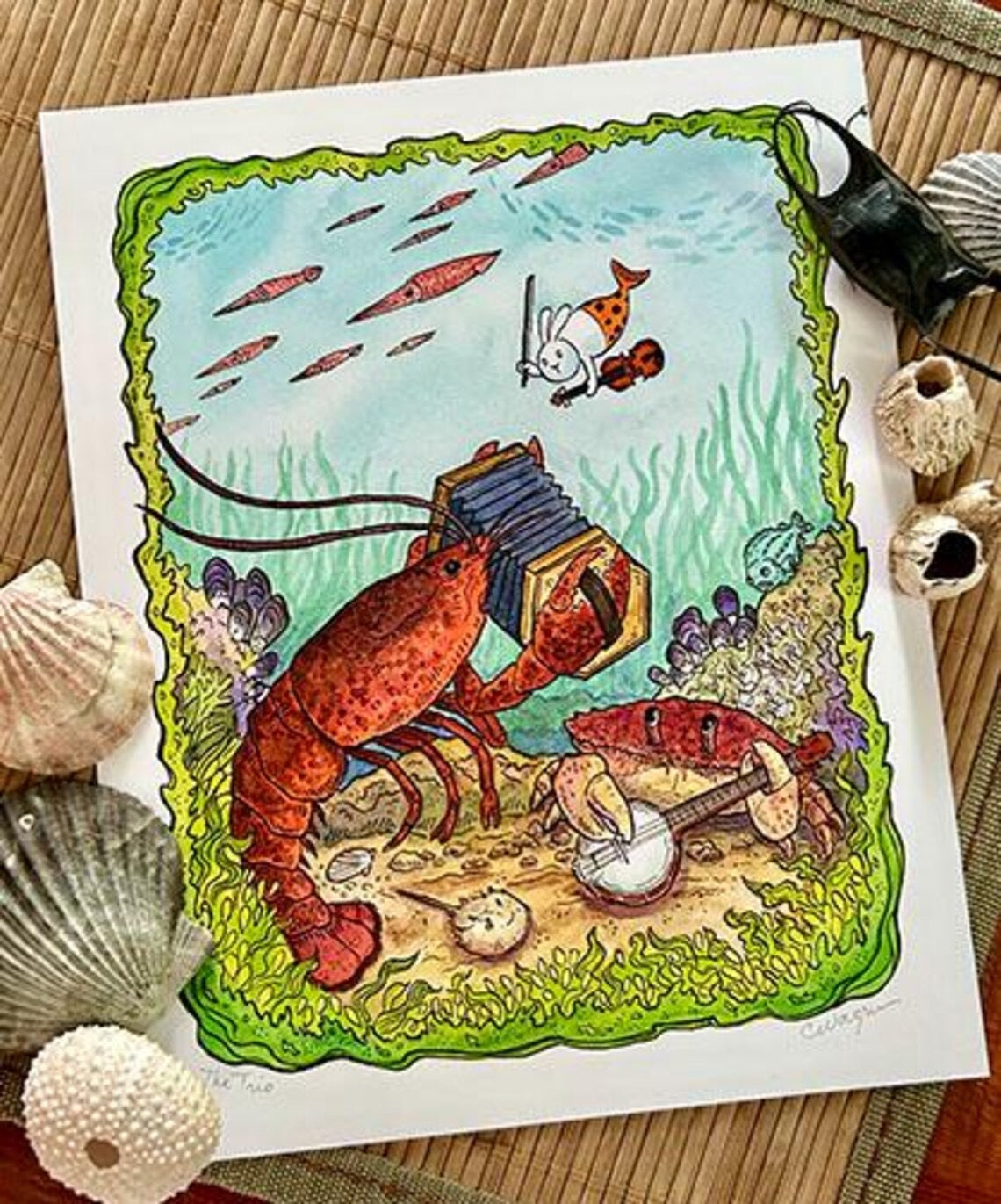 Lobster Crab Ocean Music