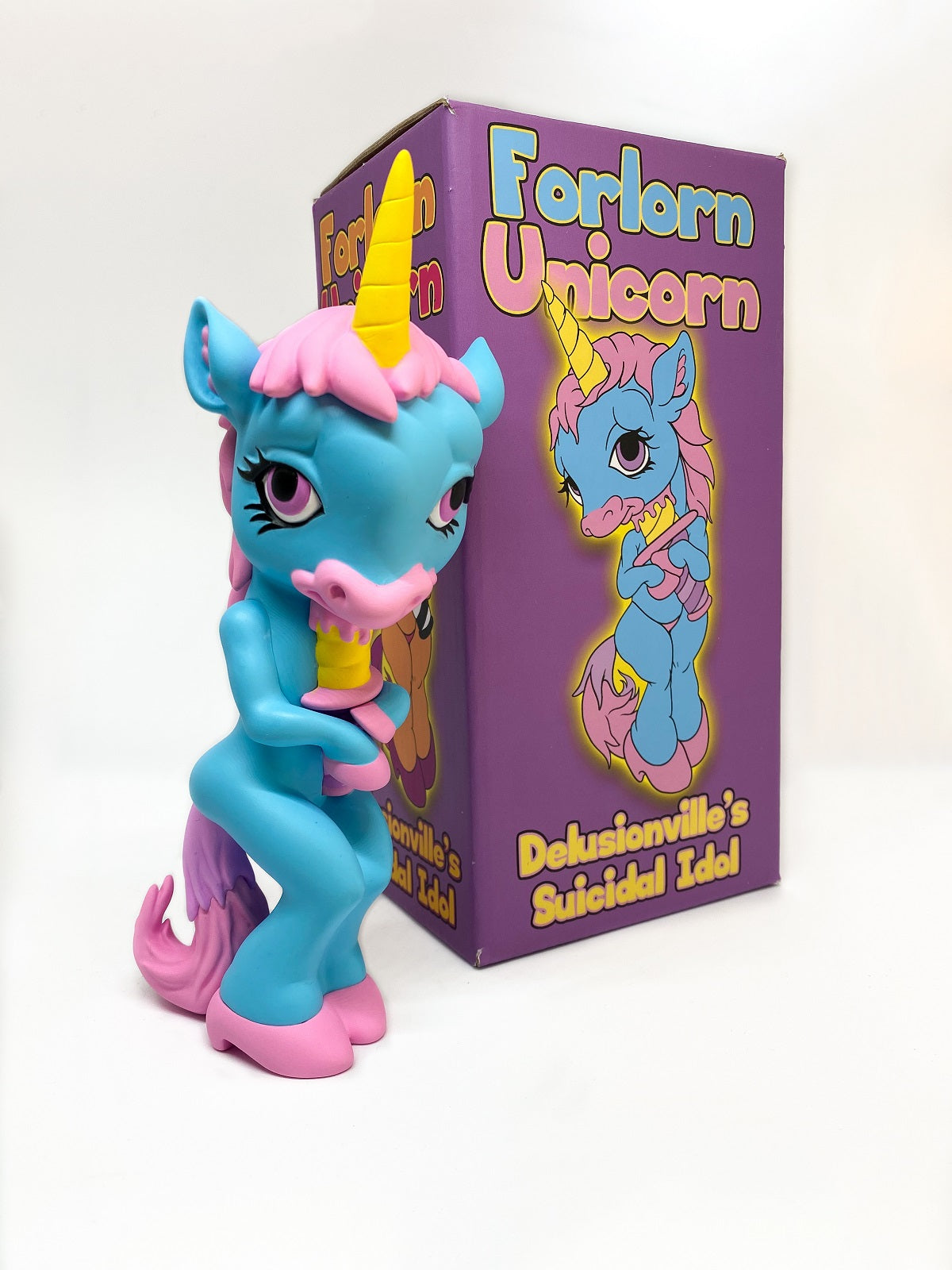 Forlorn Unicorn Blue by Disburst