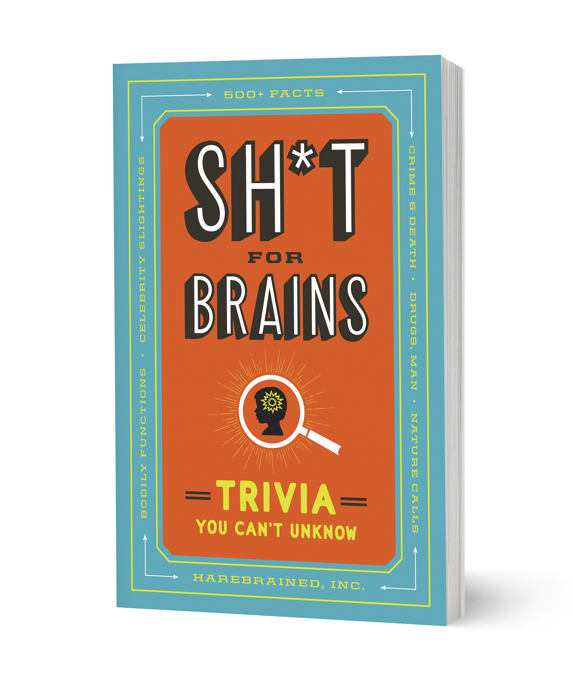 Sh*t For Brains Trivia Book by Hairbrained