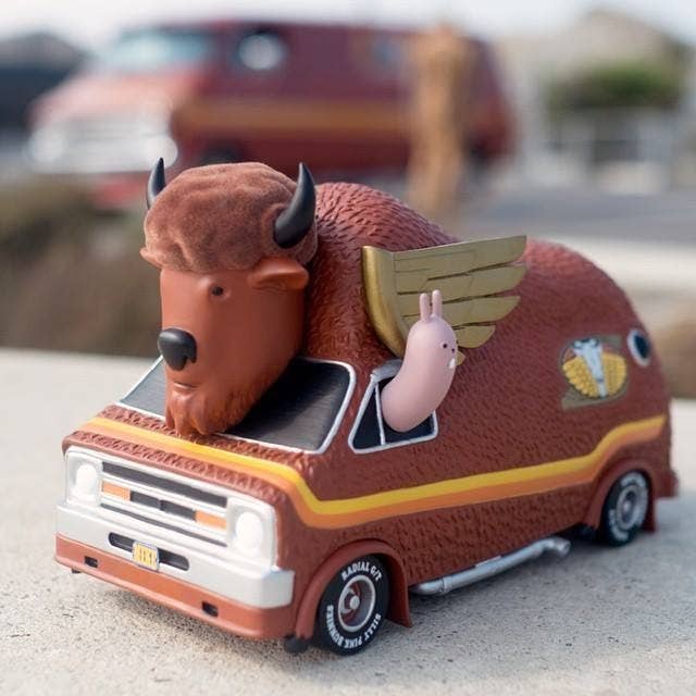 Jeremy Fish's Bison Van Vinyl Figure