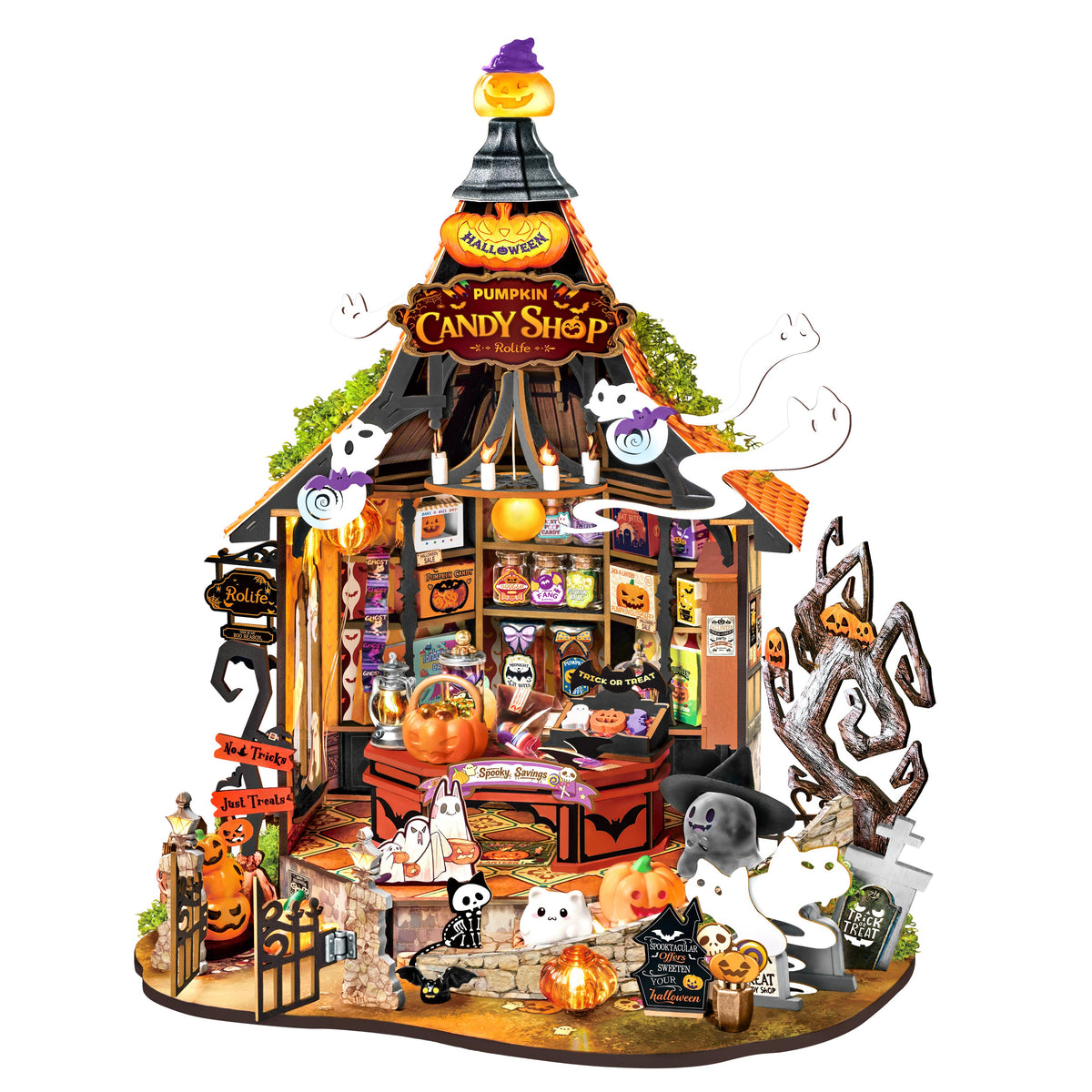 Rolife Haunted Candy House DIY Miniature House DG186