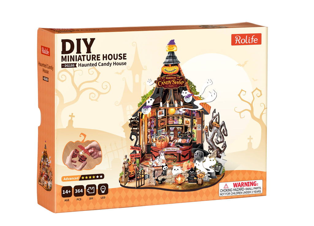Rolife Haunted Candy House DIY Miniature House DG186